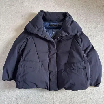 +J 유니클로 질 샌더 콜라보 다운 자켓 S 네이비