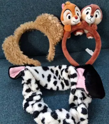 디즈니 머리띠 3세트