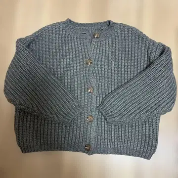 그레이 긴팔 가디건 사이즈 38