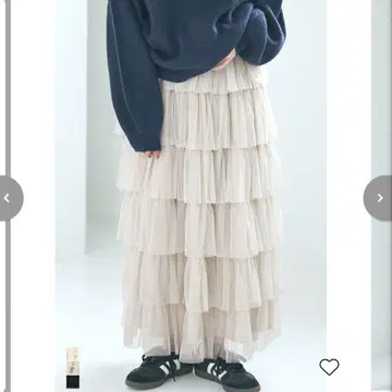 코카 coca 튤 캉캉 스커트 라이트 베이지 L 신색 완판템