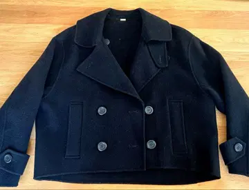 [ Mila Owen ] 리버 더블 코트 숏 기장 울 혼방