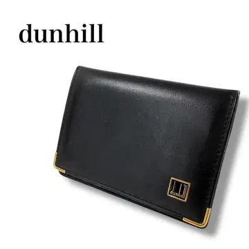 dunhill 던힐 남성용 패스 케이스 명함지갑 가죽 천연 가죽 블랙