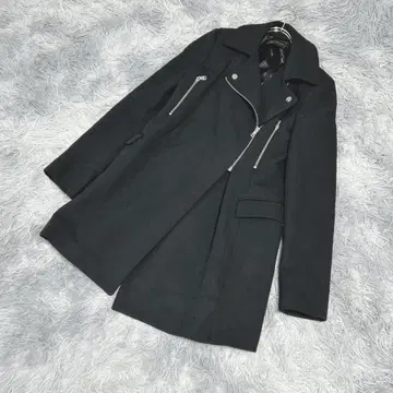 [ 고품질 ] ZARA WOMAN 라이더 스타일 롱 코트 (XS) 모드