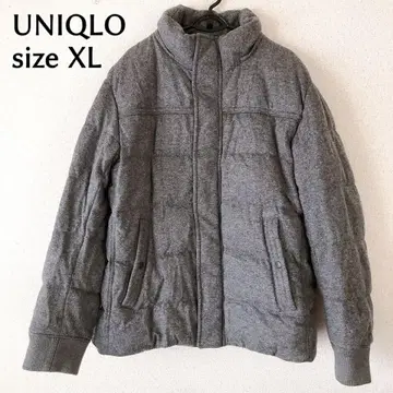 유니클로 UNIQLO 스트레치 울 블렌드 다운 자켓 그레이 XL