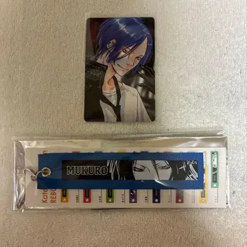 아마노 아키라 전시회 리본 참 셀카 카드 로쿠도 무쿠로 2개 세트