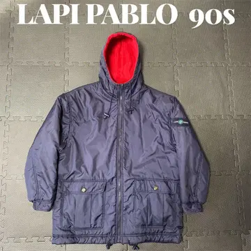레어 LAPI PABLO 리버서블 나일론 자켓 플리스 90s