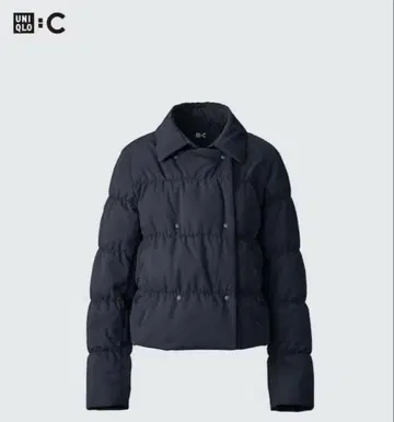 유니클로: C 다운 숏 자켓 블랙 S