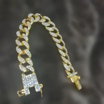 골드 크리스탈 팔찌