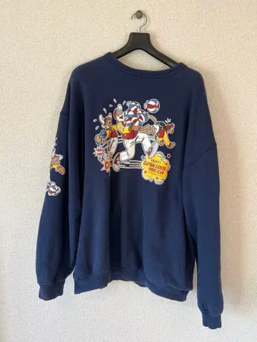 캡틴 산타 캐릭터 그래픽 트레이닝복