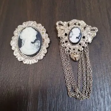 빈티지 브로치 2개 세트