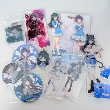 학원 아이돌 마스터 츠키무라 테마리 하타야 미스즈 굿즈 세트 개봉 완료