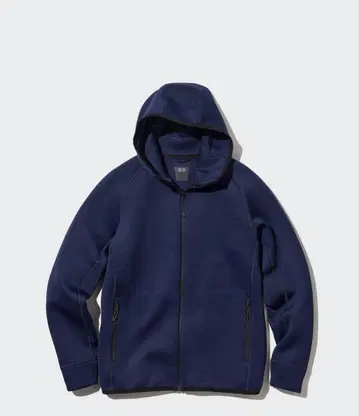 유니클로 울트라 스트레치 맨투맨 풀 집업 후드티 긴팔 드라이