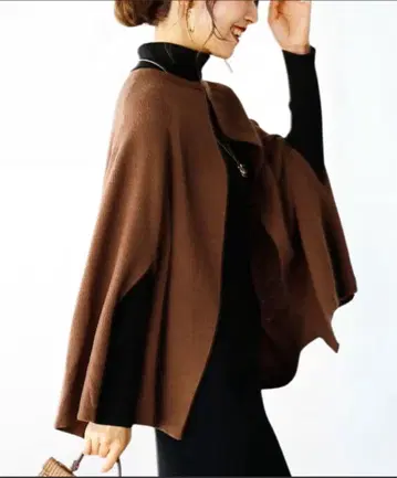 신 가디건 제안! 한 장으로 멋지게 해결! 케이프풍 가디건