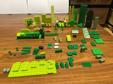 레고(꽃 포함) 그린 계열 부품 묶음 판매