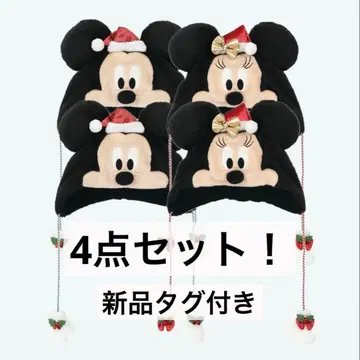 팬캡 크리스마스 디즈니 2025 미키 미니 4종 세트