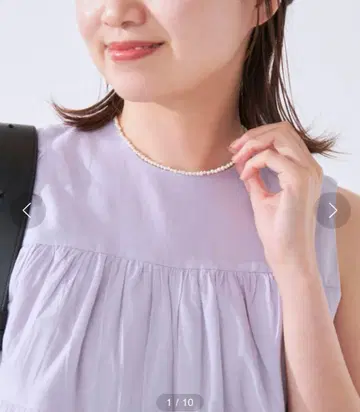 새상품 미사용 IENA 10K 담수 진주 목걸이