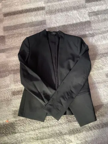 Theory 노카라 자켓 블랙 사이즈 2