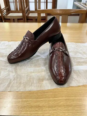 FANCY 브라운 로퍼 26EEE