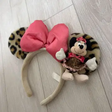 미니 마우스 레오파드 무늬 머리띠