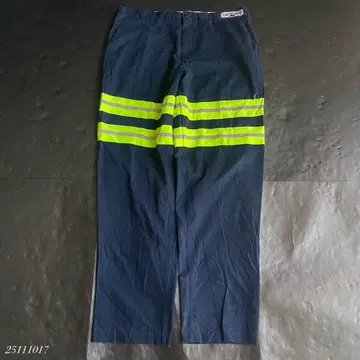 US 구제 의류 CiNTAS 리플렉터 와이드 워크 팬츠 네이비