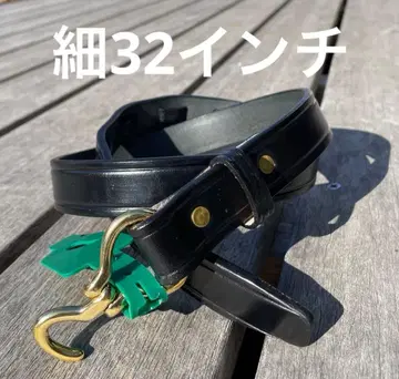 새상품 TORY leather 32인치 후크 버클 벨트 브라스 세공