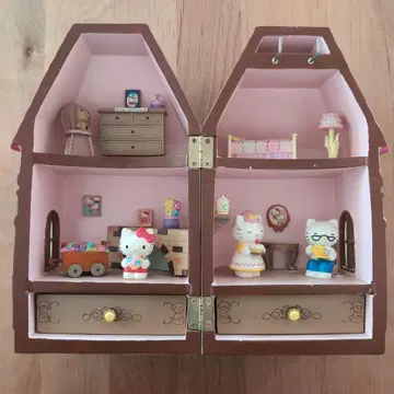 레어! 카토 코게이 헬로키티 하우스 키체인 박스 키티의 집