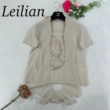 J553 새상품급 L 레리안 캐시미어 100% 니트 베이지 여성용