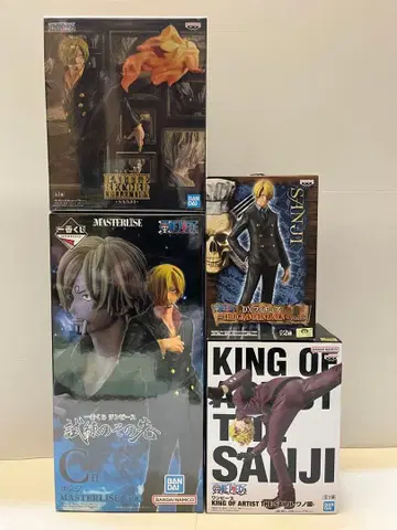 미개봉 4점 미개봉 상디 피규어 세트