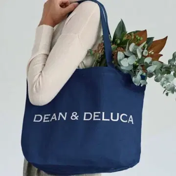 새상품 미개봉 DEAN&DELUCA 차리티 토트백 라피스 블루 L