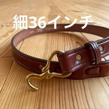 새상품 TORY leather 36인치 후크 버클 벨트 폭 1인치