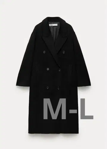 ZARA zw collection 더블 페이스 울 블렌드 코트