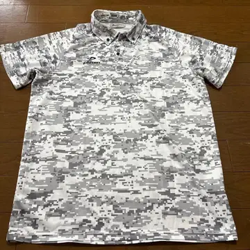 phiten 디지털 카모플라쥬 피케 셔츠 XO