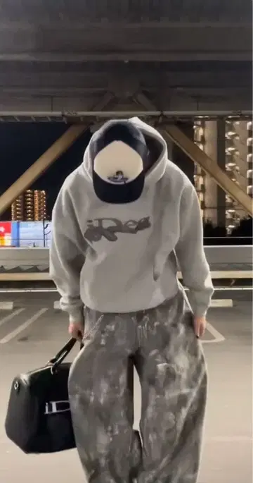 iDea 그레이 후드티