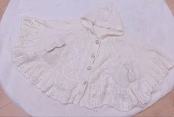 Lizmelo 화이트 니트 판초 리즈메로 리즈리사 헤이세이 y2k