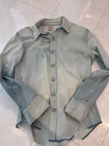 론 헤르만 RHC 랭글러 캘리포니아 자수 데님 셔츠