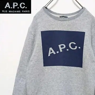 아페쎄 프론트 로고 풀오버 맨투맨 트레이닝복 A.P.C.