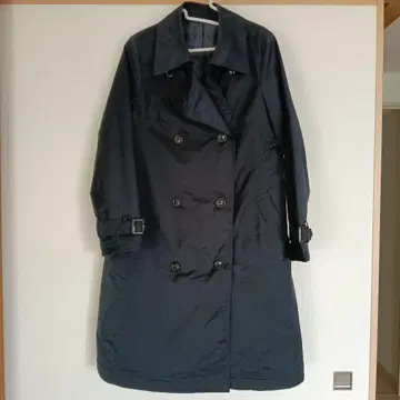 네이비 트렌치코트 벨트 포함