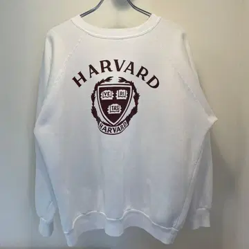 80s 트리코 태그 챔피온 HARVARD 프린트 맨투맨 구제 의류