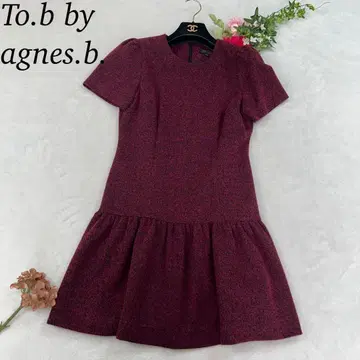 J557 새상품급 M 투 비 바이 에네스베 무릎 기장 원피스 여성용