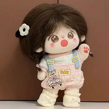 20cm 봉제 인형용 옷 갈아입기 의류 세트 활 옷 3점 세트