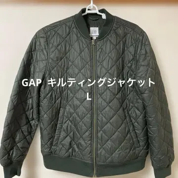 GAP 퀼팅 자켓 다크 그린 L 사이즈