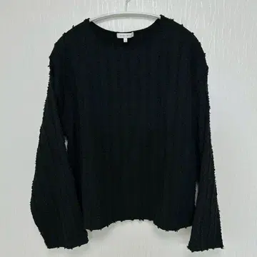 글로벌 워크 Beautee 자카드 티셔츠 블랙 새상품급