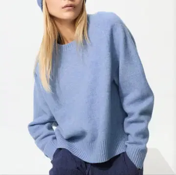 UNIQLO 수플레얀 크루넥 스웨터 XL