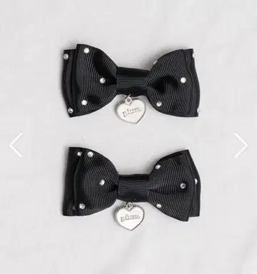 피움 pium 비쥬 리본 헤어 클립 세트