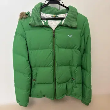 ROXY 다운 자켓 그린 M 사이즈