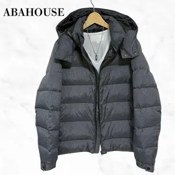 ABAHOUSE ecru 다운 자켓 패딩 자켓 아우터 그레이 계열