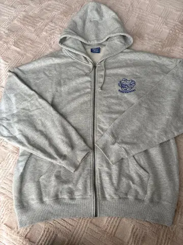 remember 그레이 지퍼 후드티 M