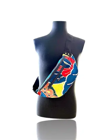 컬러풀 깃발 바디백