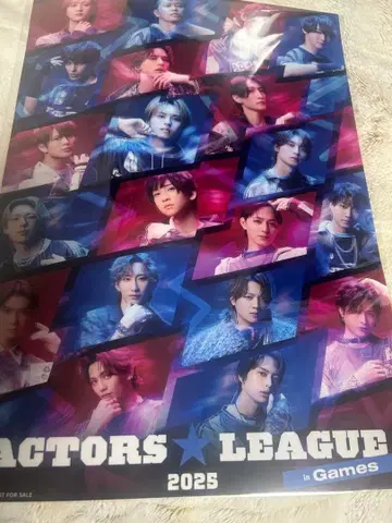 ACTORS LEAGUE 아크터즈 리그 in Games 클리어 포스터