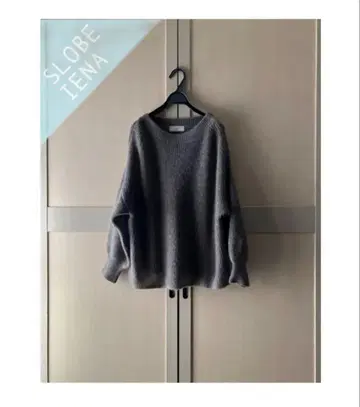 슬로브 이에나 퍼프 슬리브 니트 풀오버